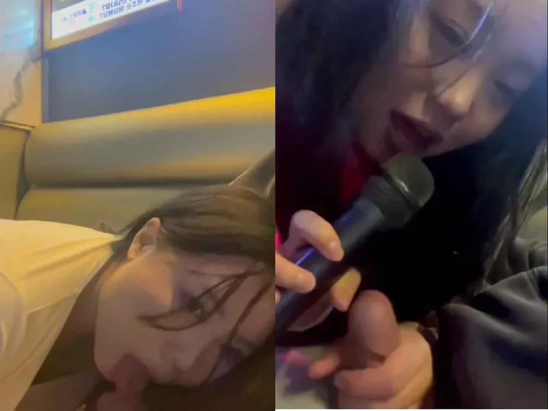 Hát karaoke em cầm nhầm mic thành của quý anh rồi liếm luôn